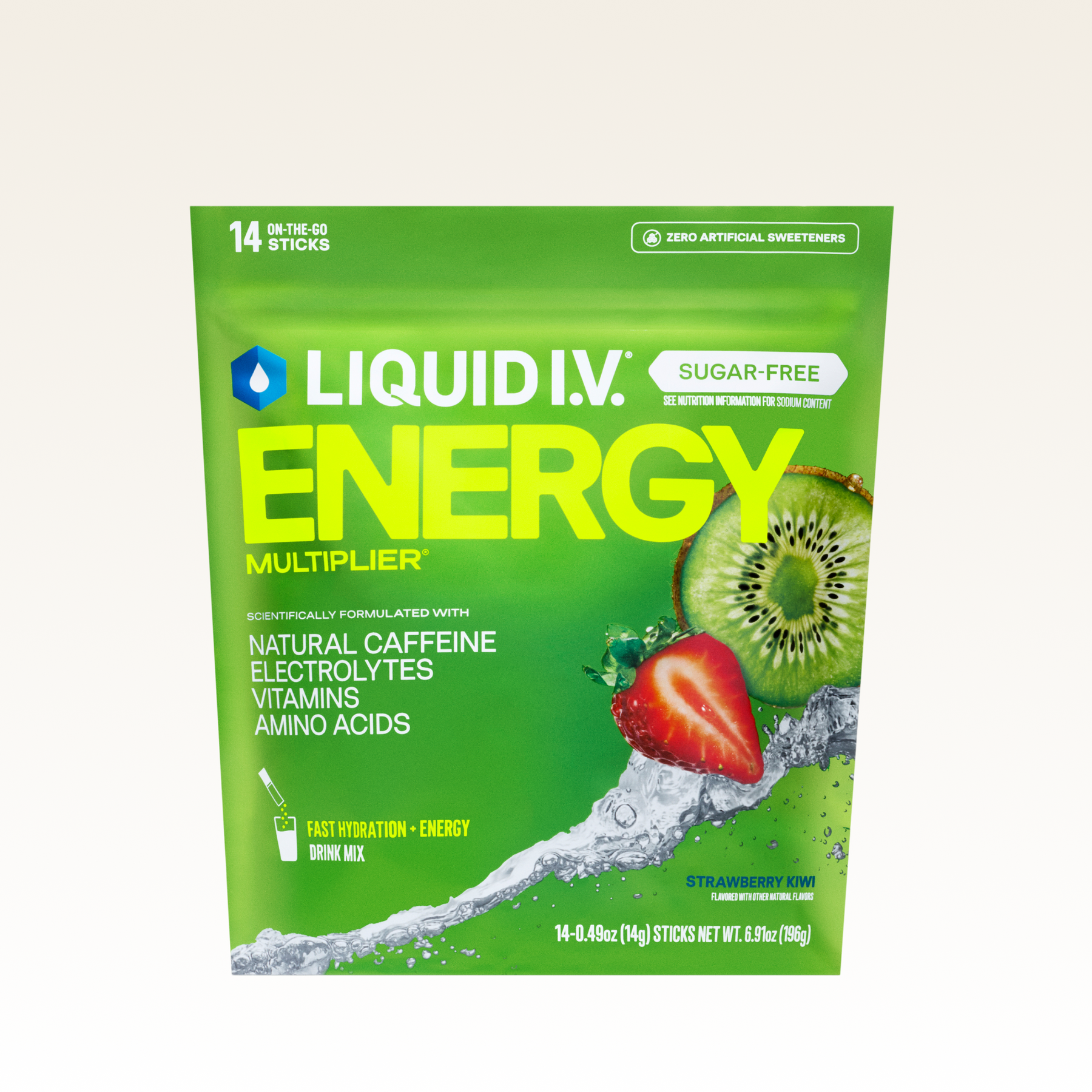 Strawberry Kiwi Sugar-Free Energy Multiplier® - Premium Ready