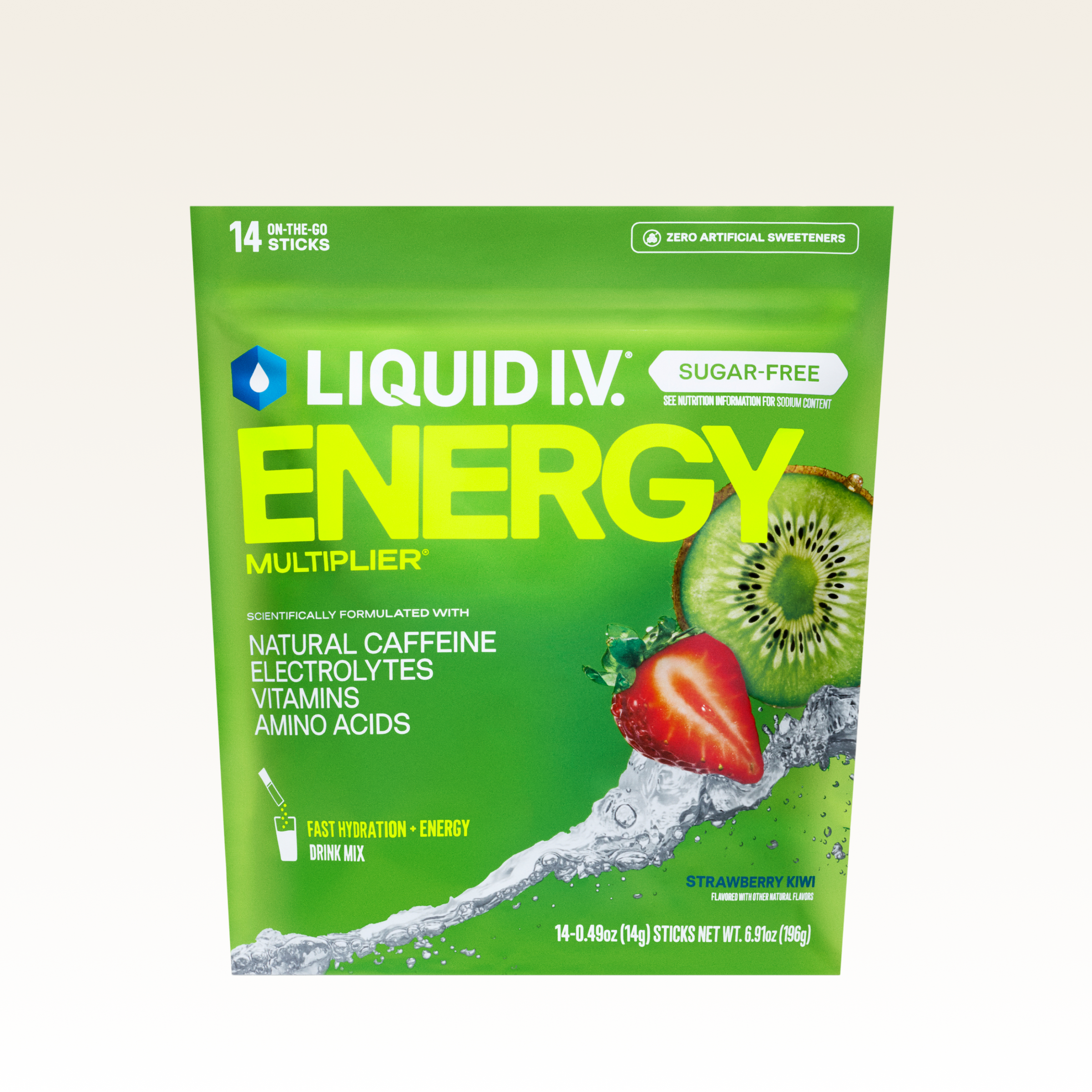 Strawberry Kiwi Sugar-Free Energy Multiplier® - Premium Ready