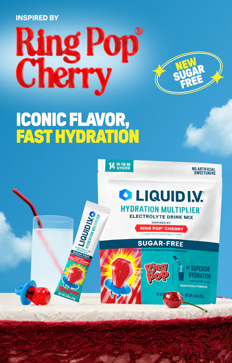 Ring Pop® Cherry Hydration Multiplier® Sugar-Free - Modern Sip